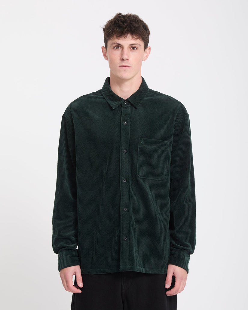Camisa Fostered II Corduroy - Scarab