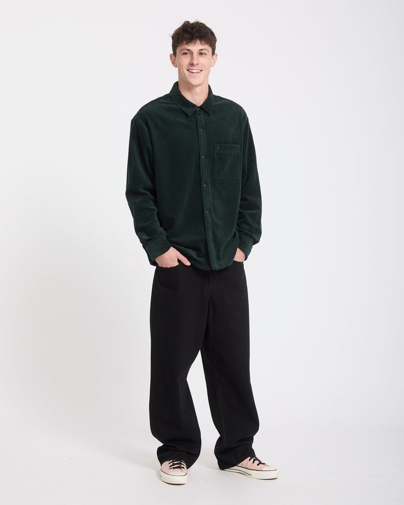 Camisa Fostered II Corduroy - Scarab