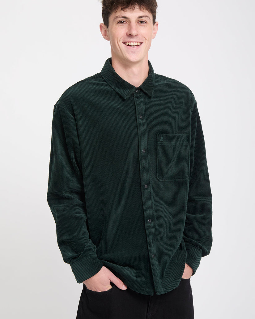 Camisa Fostered II Corduroy - Scarab
