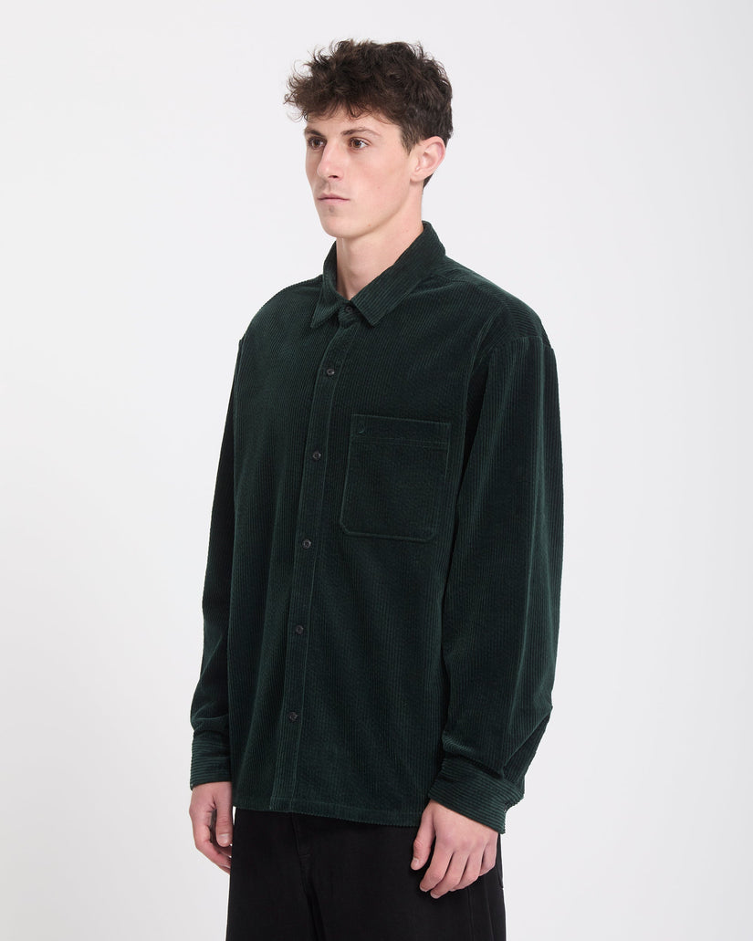 Camisa Fostered II Corduroy - Scarab