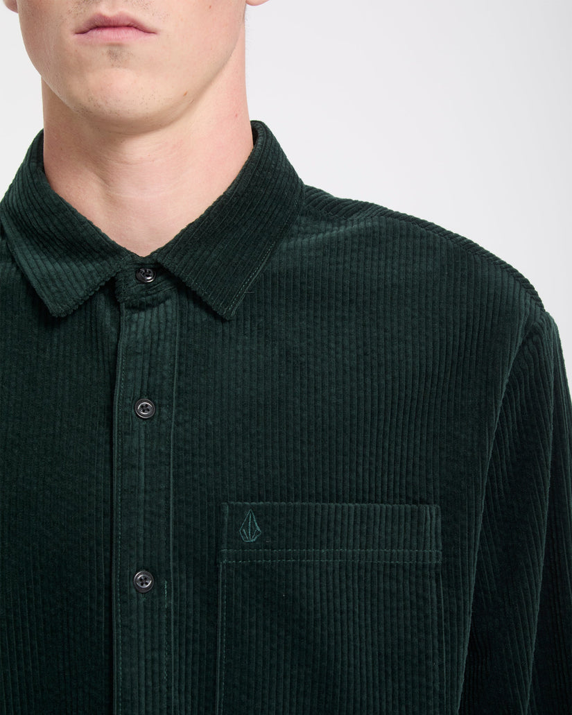 Camisa Fostered II Corduroy - Scarab