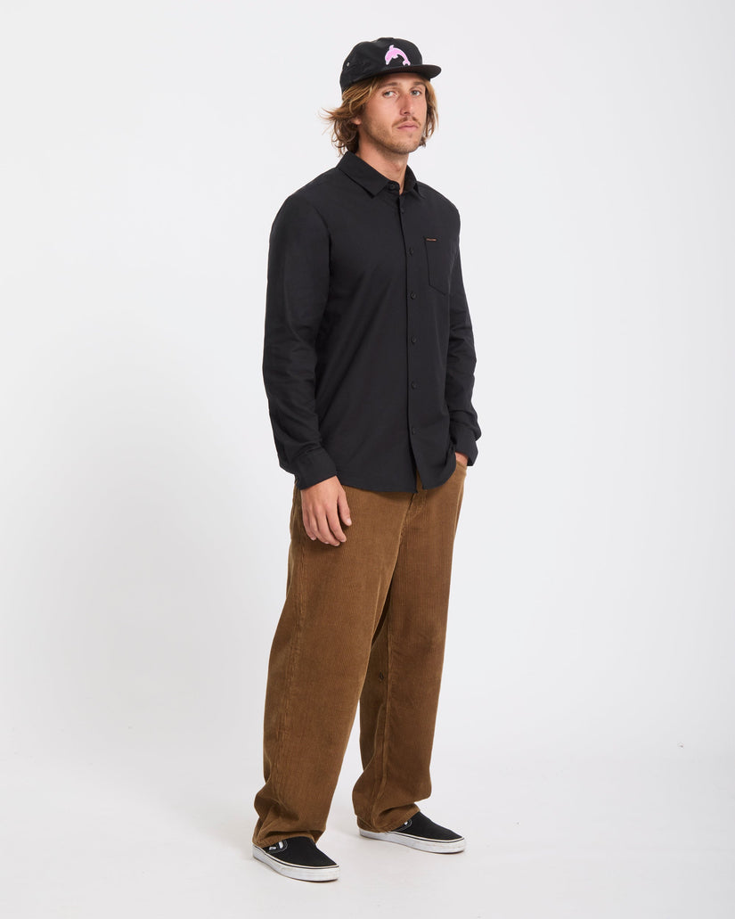 Camisa Veeco Oxford - Black