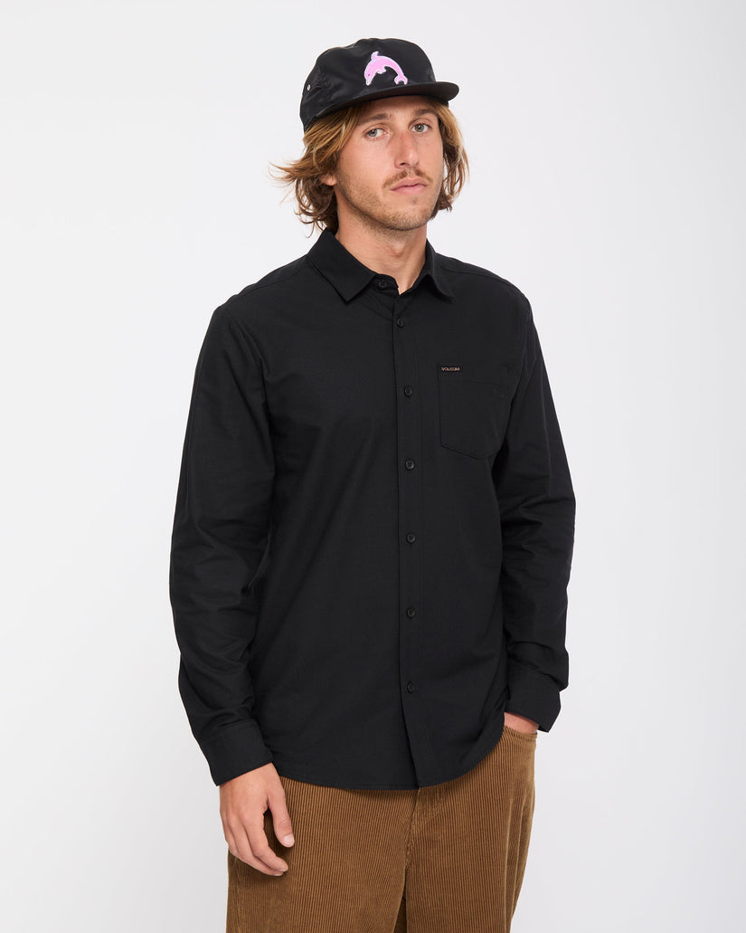 Camisa Veeco Oxford - Black