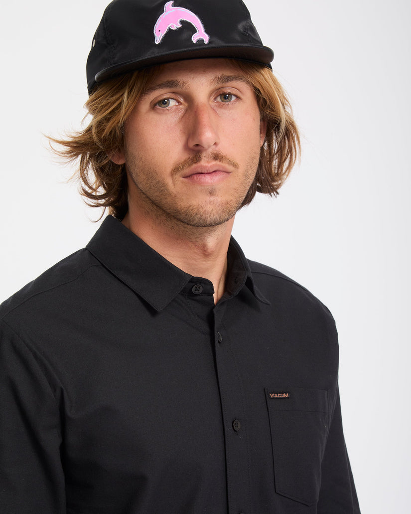 Camisa Veeco Oxford - Black
