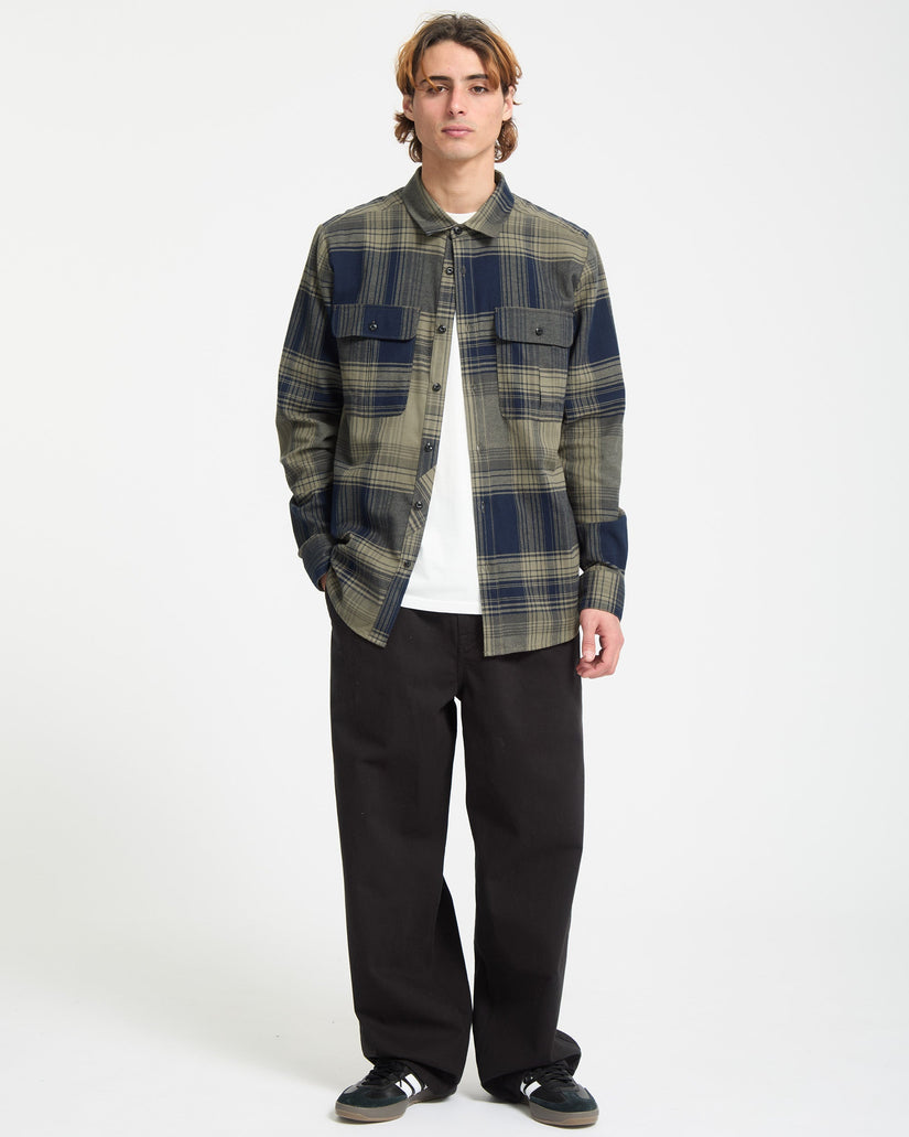 Camisa Parkstone - Thyme Green