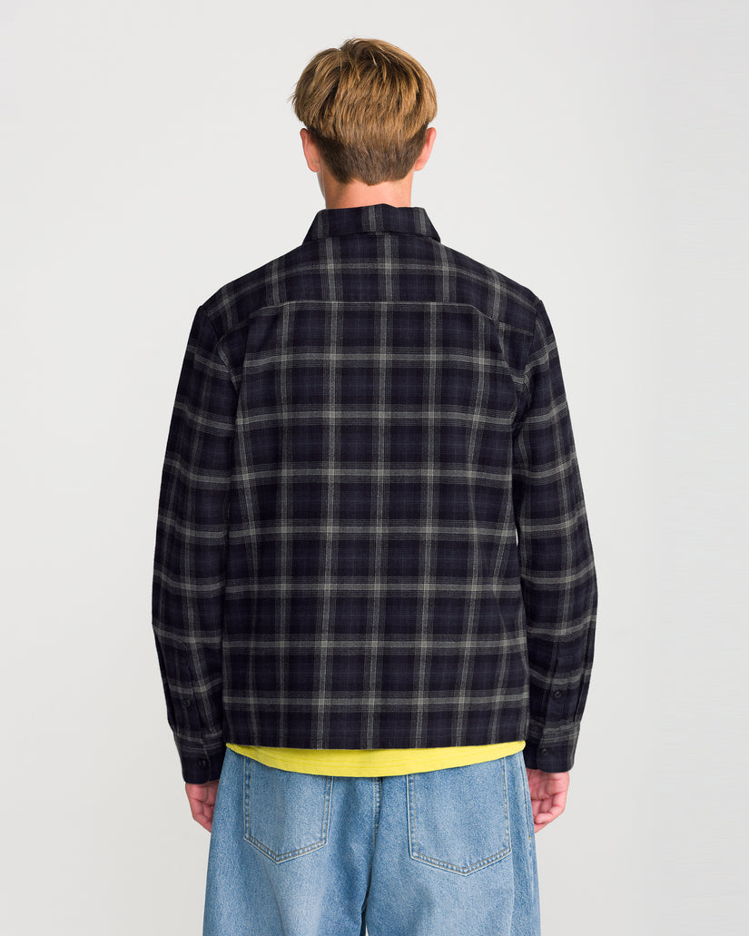 Camisa Fieldstone Zip Up - Black