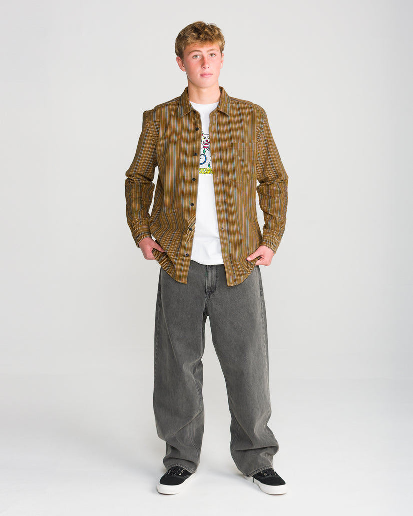 Camisa Casey Jones Corduroy - Dull Gold