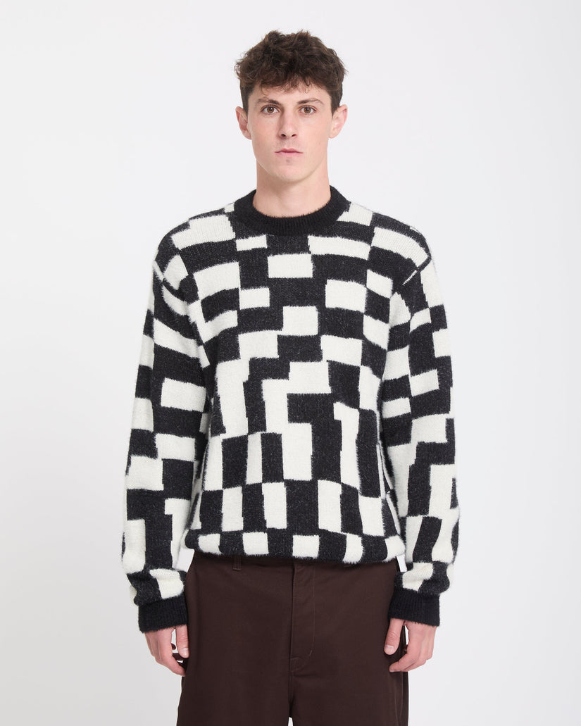 Jersey Carrau Check - Black