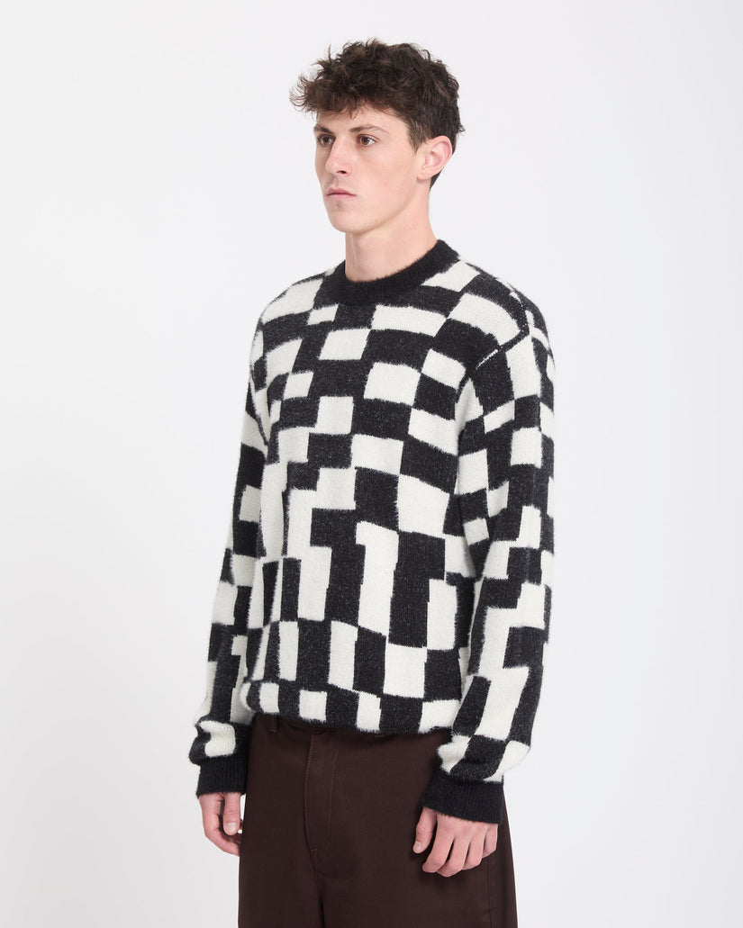 Jersey Carrau Check - Black