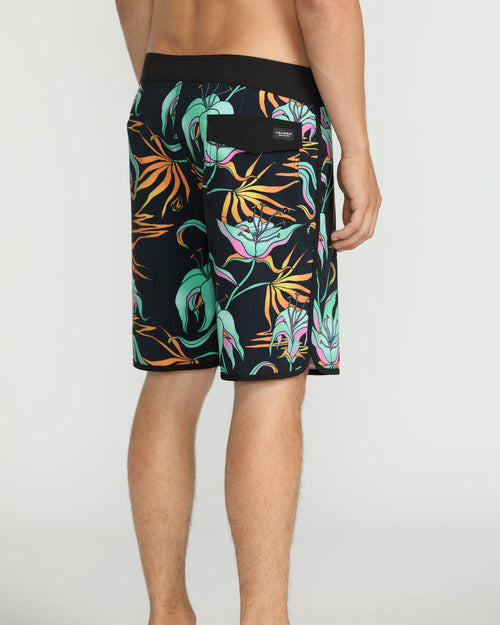 Boardshort Infuse Scallop Mod 19"- Black Green