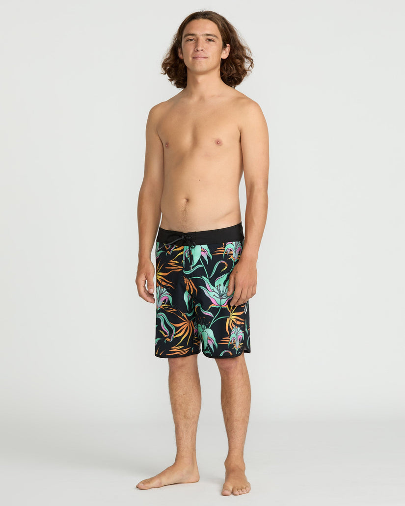 Boardshort Infuse Scallop Mod 19"- Black Green