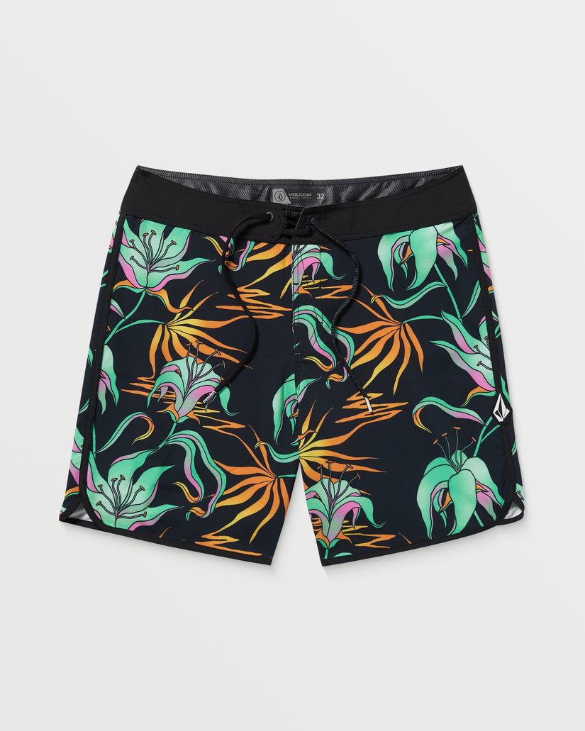Boardshort Infuse Scallop Mod 19"- Black Green