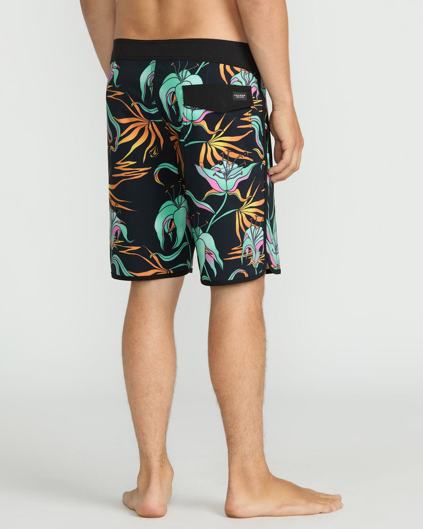 Boardshort Infuse Scallop Mod 19"- Black Green