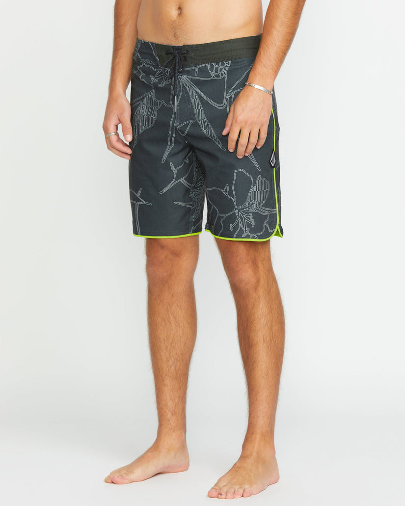 Bañador Mister Fib Scallop Stoney 19" - STEALTH