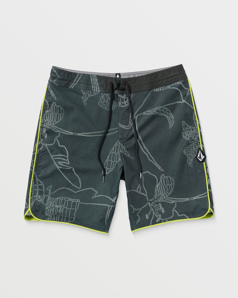 Bañador Mister Fib Scallop Stoney 19" - STEALTH