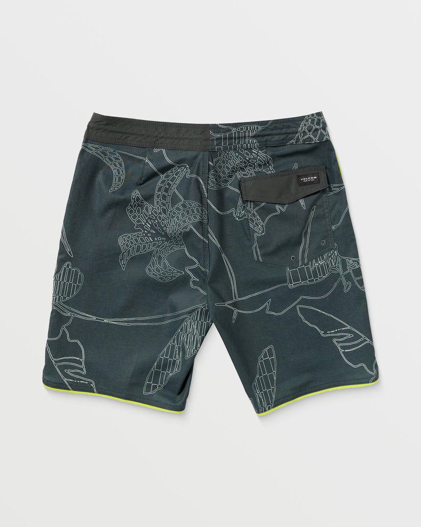 Bañador Mister Fib Scallop Stoney 19" - STEALTH