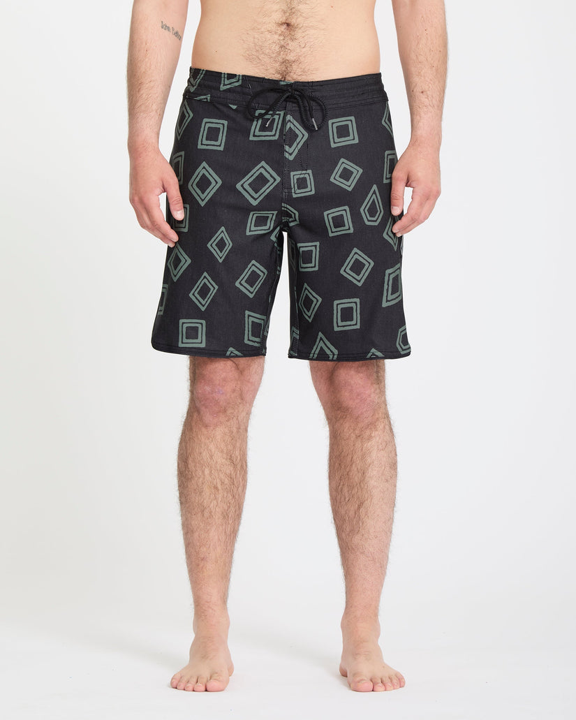 Bañador Contact Scallop Stoney 19" - Black