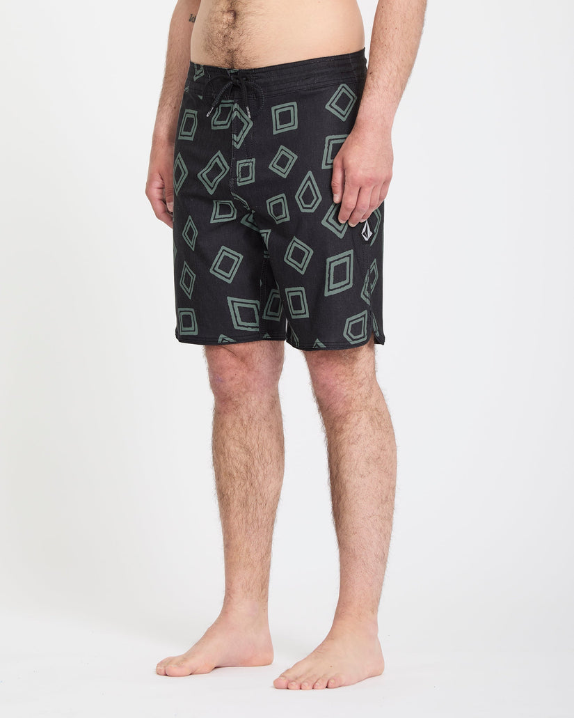 Bañador Contact Scallop Stoney 19" - Black