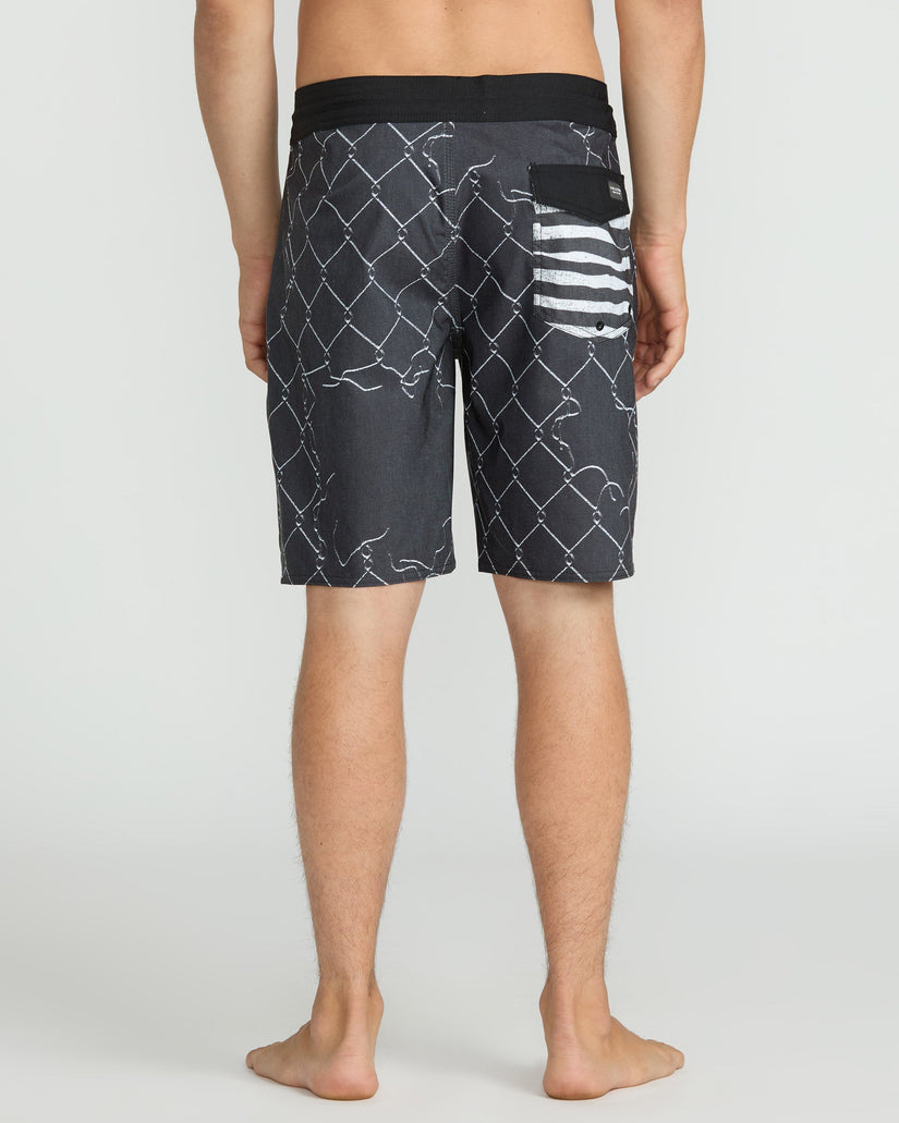 Boardshort Misdormeaner Stoney 19" - Black