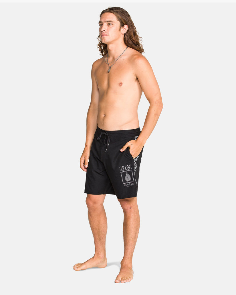 Bañador Yewster Loose Stoney 18" - Black
