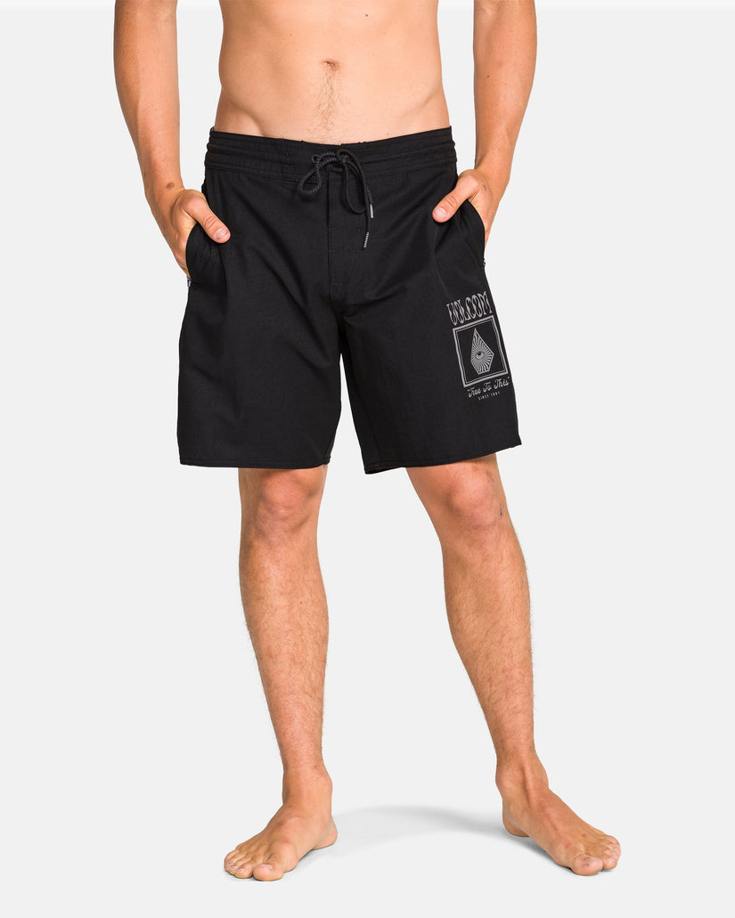 Bañador Yewster Loose Stoney 18" - Black
