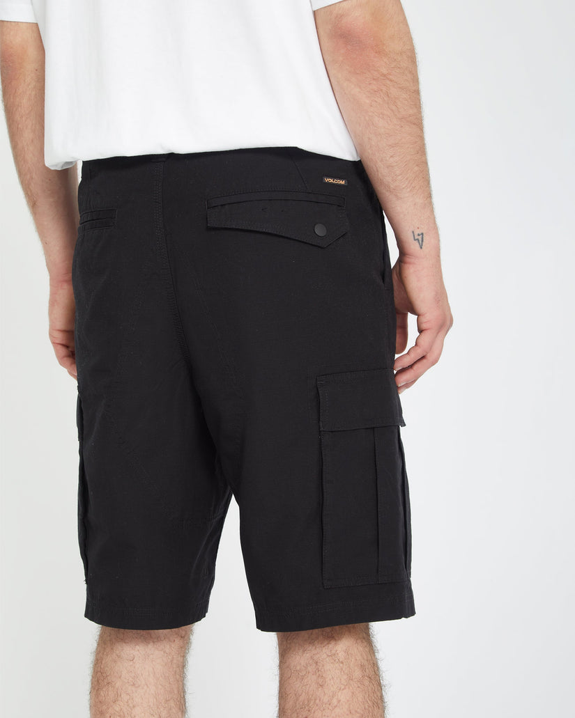 Pantalón corto tipo cargo Strange Tripper 22" - Black