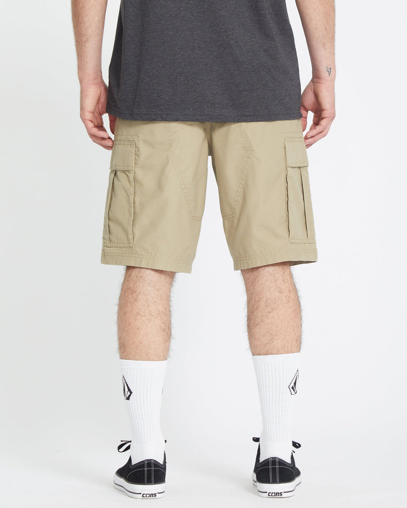 Pantalón corto tipo cargo Strange Tripper 22" - Khaki