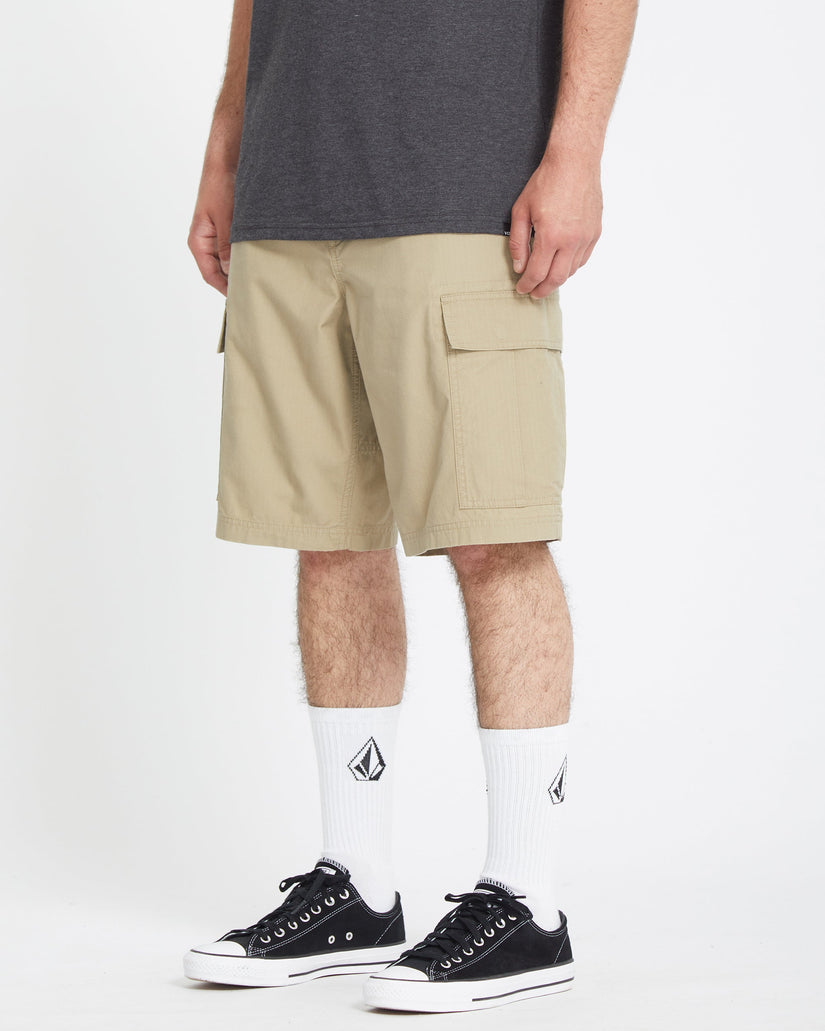Pantalón corto tipo cargo Strange Tripper 22" - Khaki