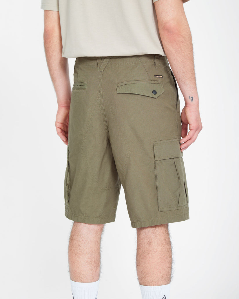 Pantalón corto tipo cargo Strange Tripper 22" - Wintermoss