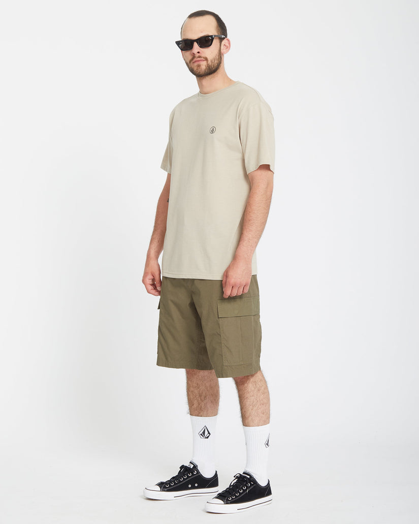 Pantalón corto tipo cargo Strange Tripper 22" - Wintermoss
