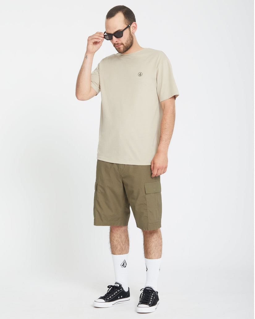 Pantalón corto tipo cargo Strange Tripper 22" - Wintermoss