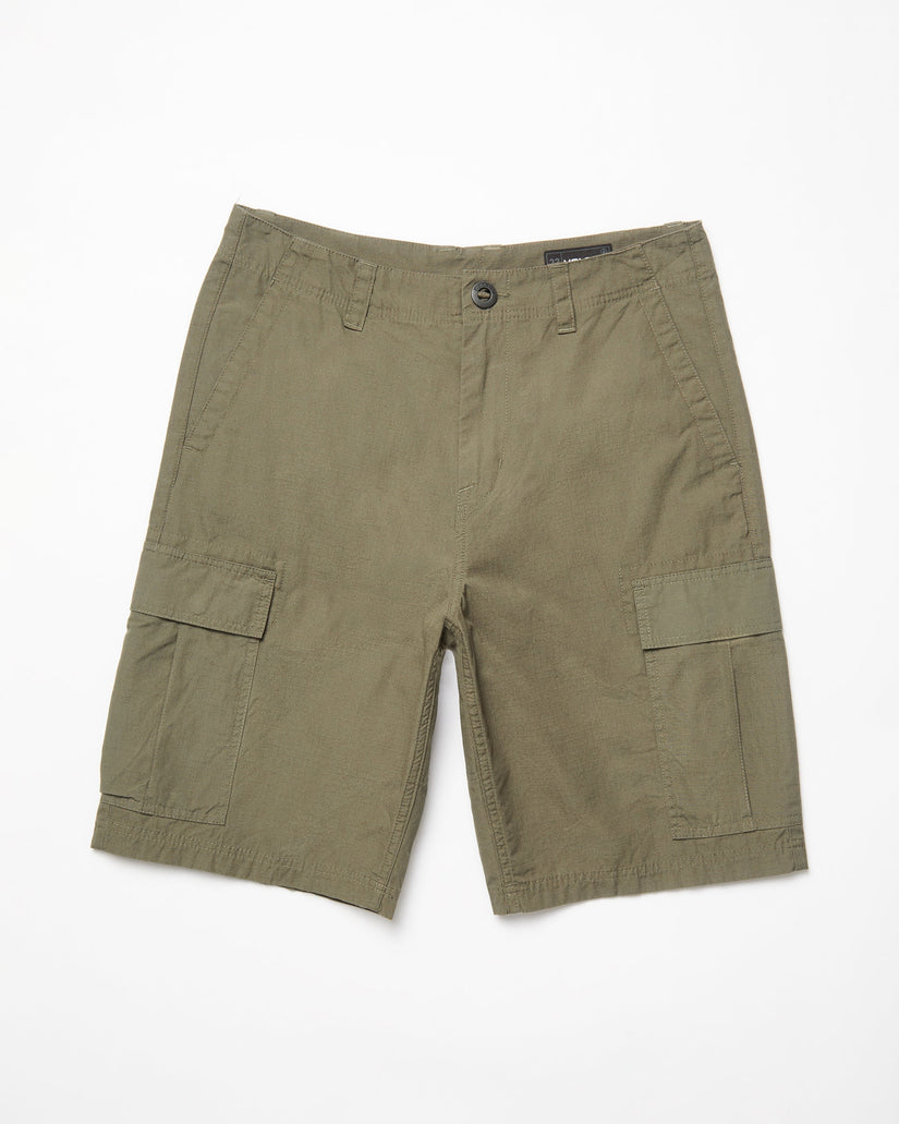 Pantalón corto tipo cargo Strange Tripper 22" - Wintermoss