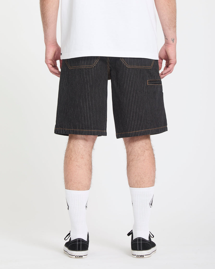 Pantalón corto Work Dialed 22" - Black Stripe