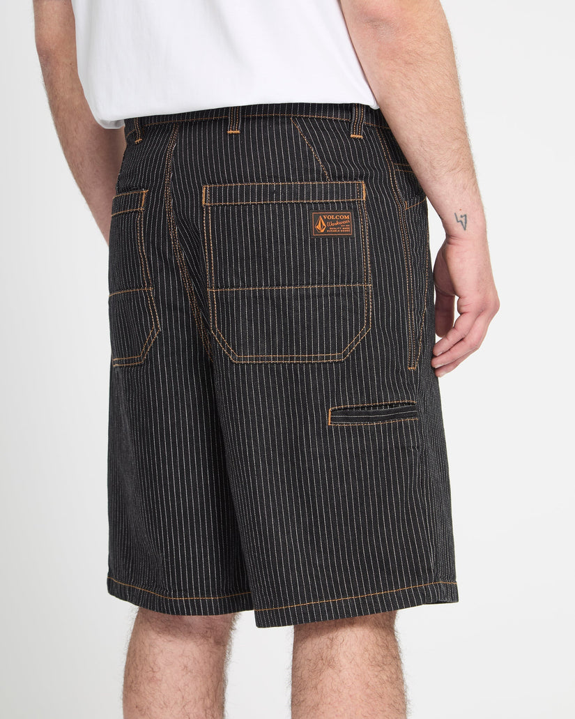 Pantalón corto Work Dialed 22" - Black Stripe