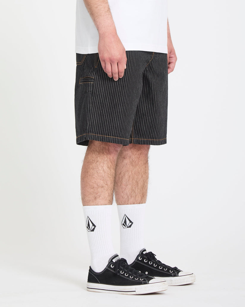 Pantalón corto Work Dialed 22" - Black Stripe
