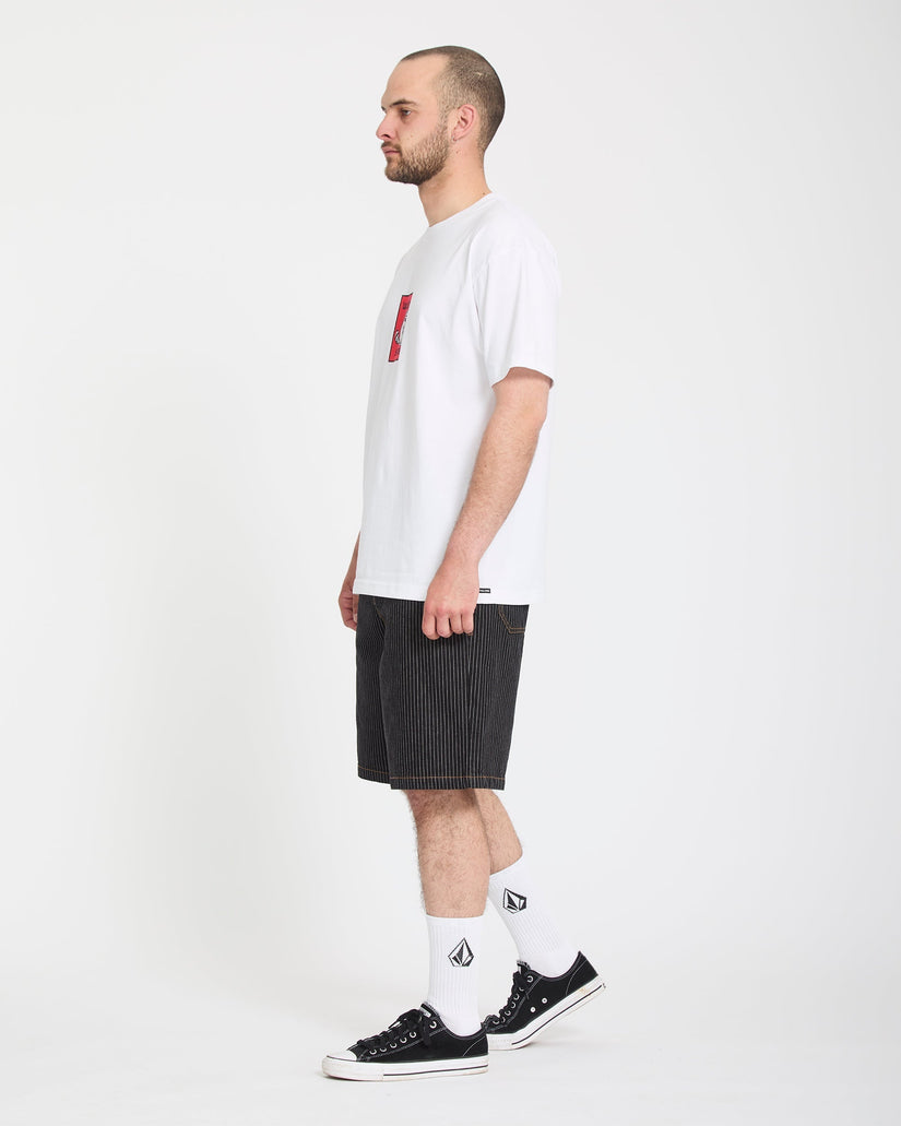 Pantalón corto Work Dialed 22" - Black Stripe