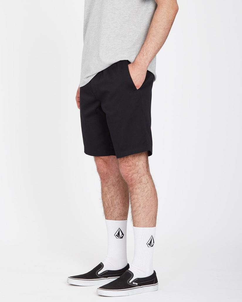 Pantalón corto Frickin Elasticated Waist 19" - BLACK