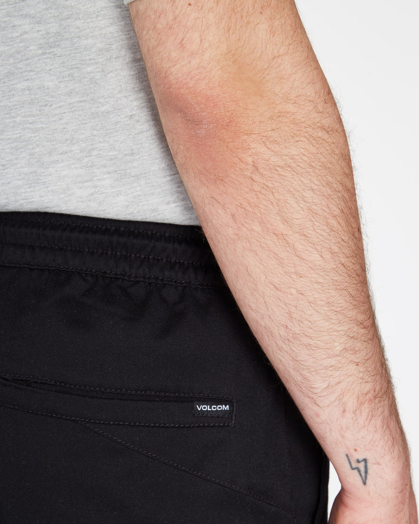 Pantalón corto Frickin Elasticated Waist 19" - BLACK
