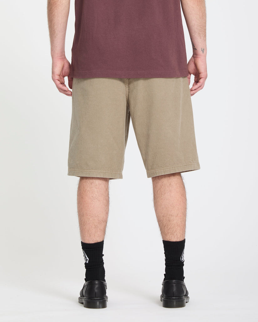 Pantalón corto con cintura elástica Freazy Loose 22" - Light Khaki