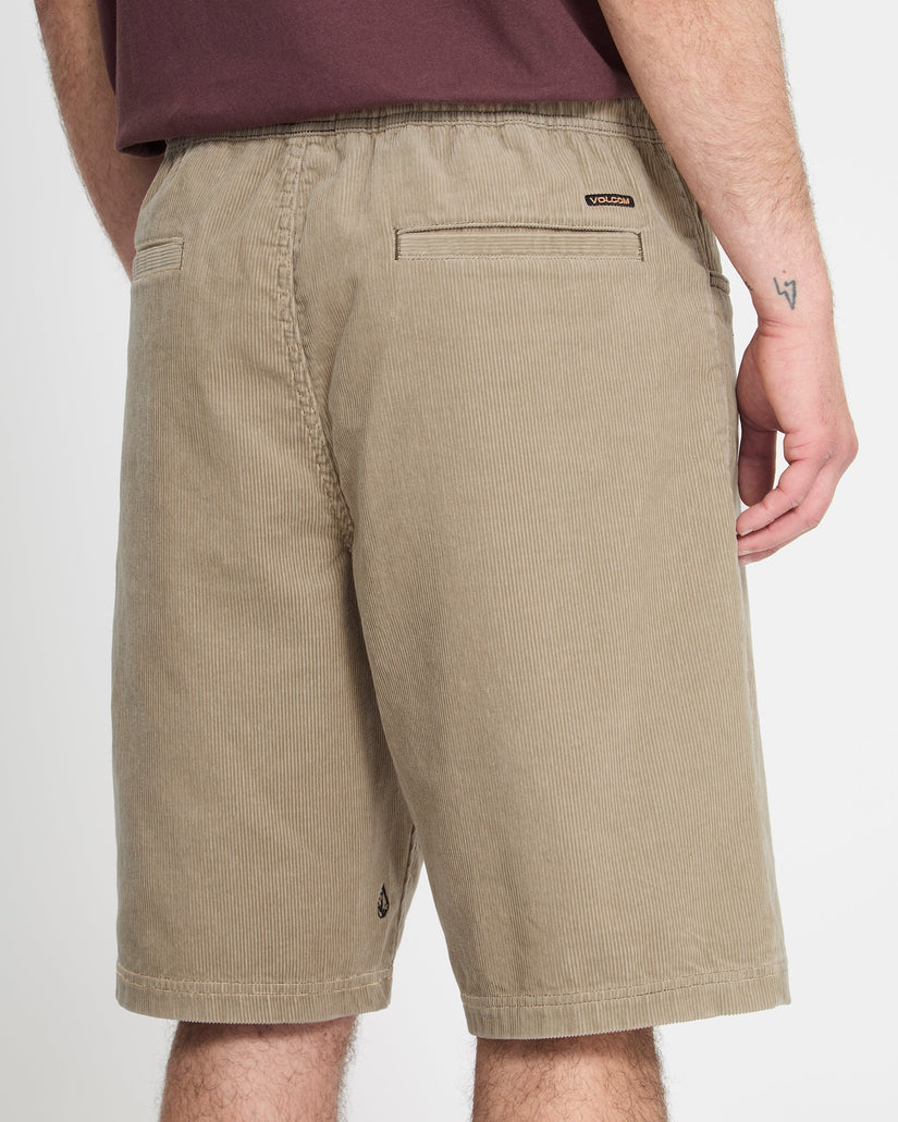 Pantalón corto con cintura elástica Freazy Loose 22" - Light Khaki