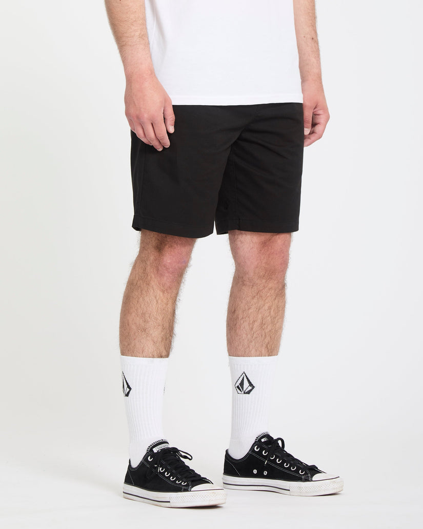 Pantalón corto con cintura elástica Frickin II 19" - Black