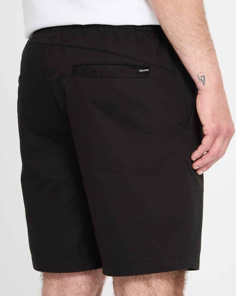 Pantalón corto con cintura elástica Frickin II 19" - Black