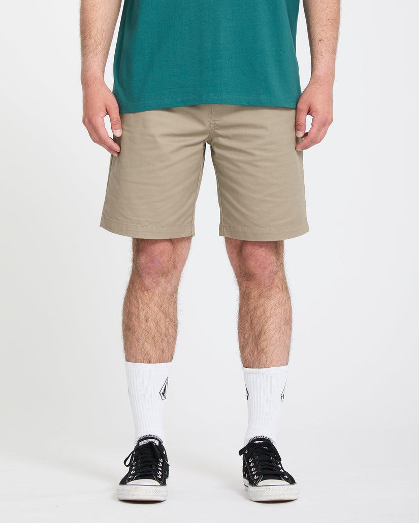 Pantalón corto con cintura elástica Frickin II 19" - Khaki
