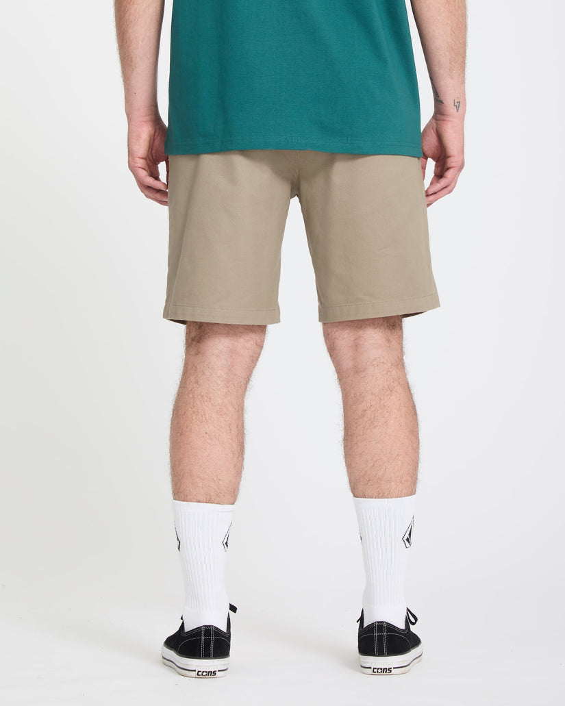 Pantalón corto con cintura elástica Frickin II 19" - Khaki