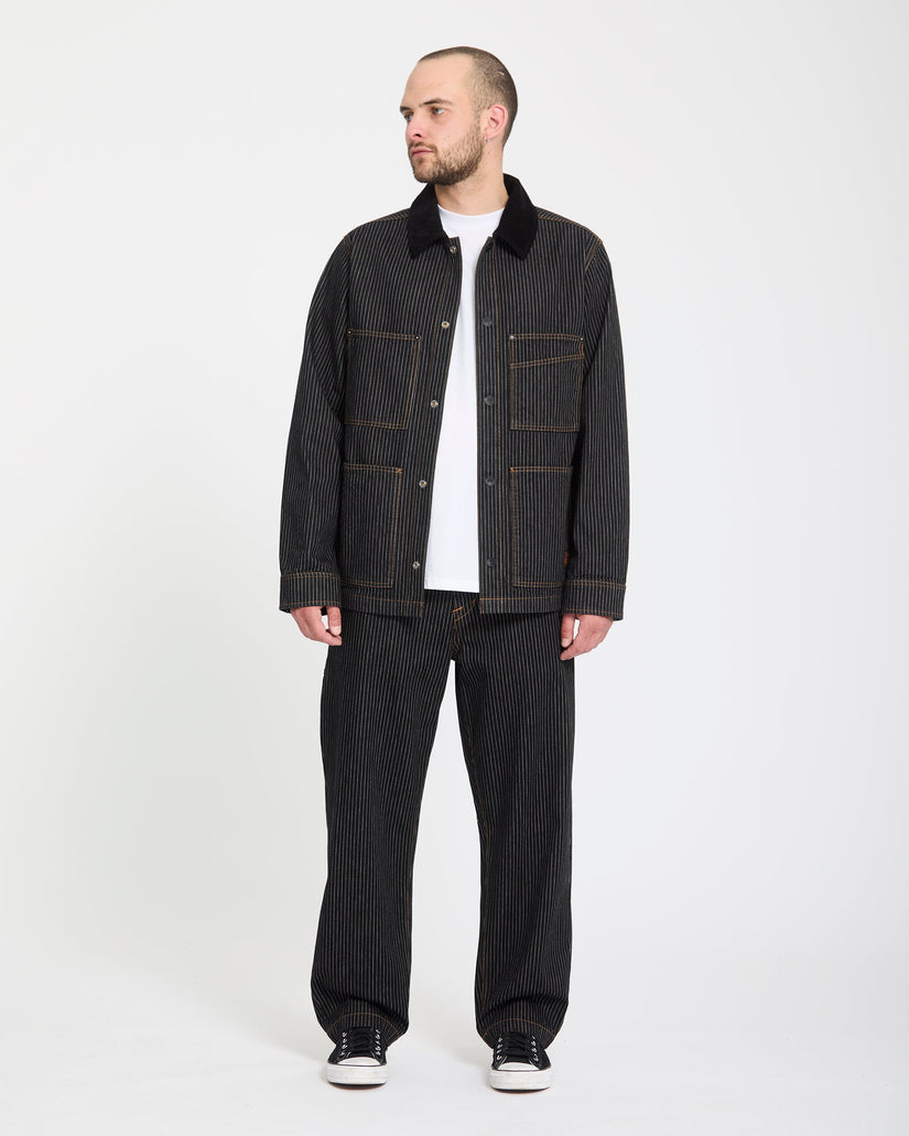 Pantalón Work Dialed - Black Stripe