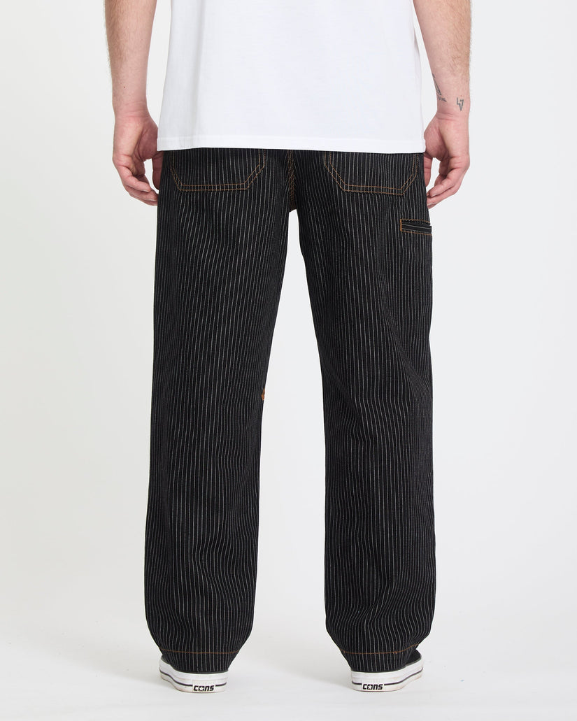 Pantalón Work Dialed - Black Stripe
