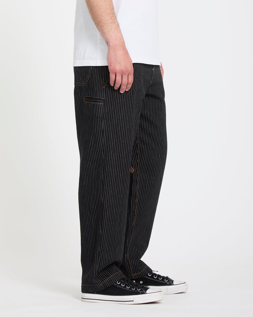 Pantalón Work Dialed - Black Stripe