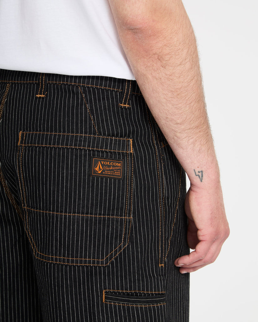 Pantalón Work Dialed - Black Stripe