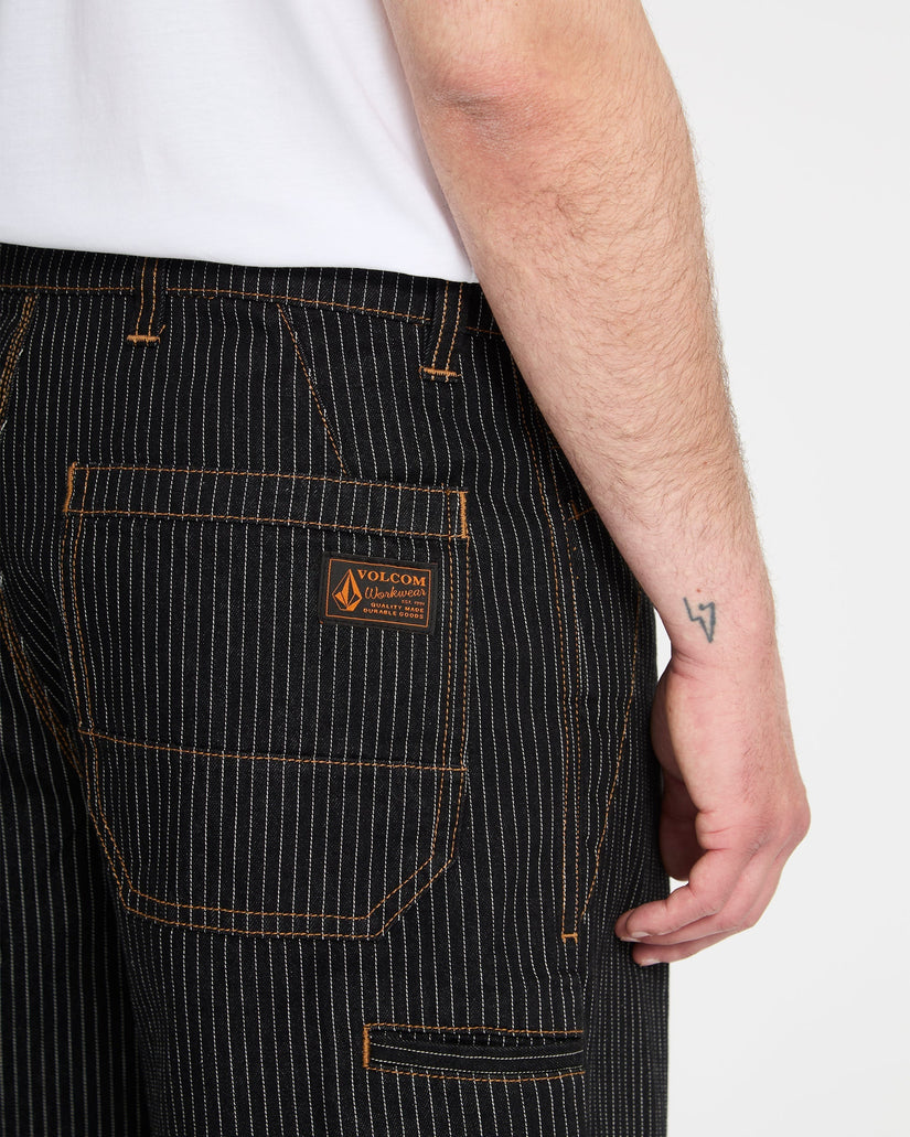 Pantalón Work Dialed - Black Stripe