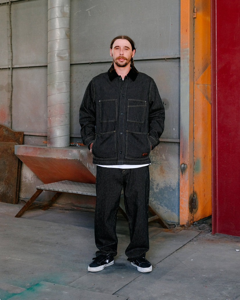 Pantalón Work Dialed - Black Stripe